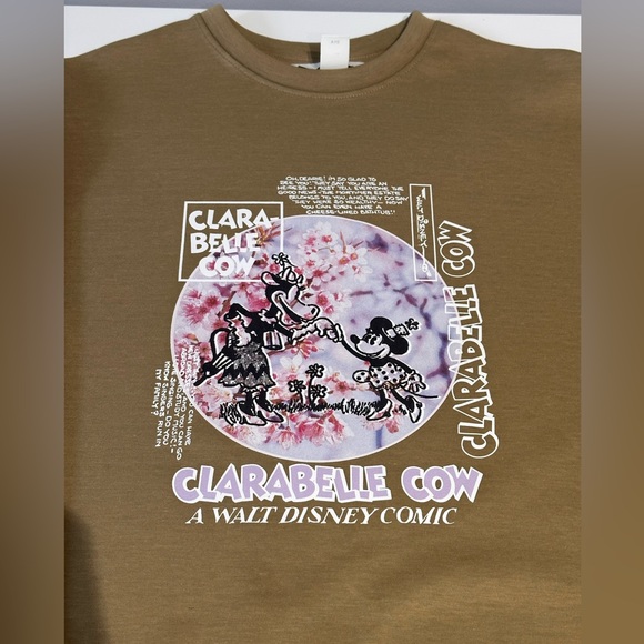 Disney H&M Minnie Mouse x Clarabelle cow collaboration sweatshirt - Picture 3 of 5